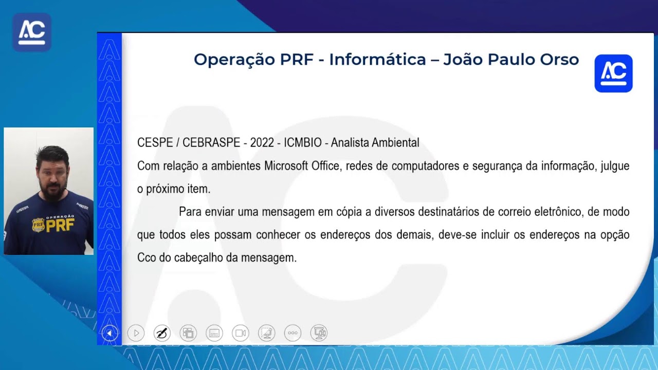 PRF na Prática | Questões de Informática com João Paulo Orso