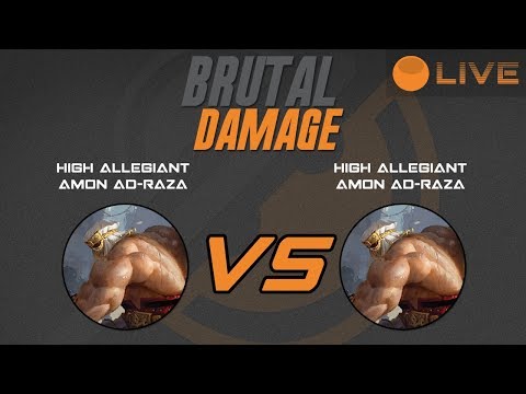 Brutal Damage Weekly Warmahordes - Amon1 vs Amon1