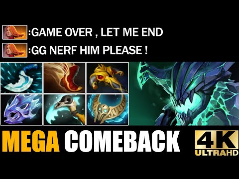 Insane Pure Damage Outworld Destroyer 30 Kills Deleted All Epic Mega Comeback 7.31 Dota 2