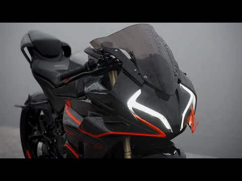 Cf moto 450 sr-s new black colour stock |450sr black |cf moto| Cinematic view#cfmoto #450sr