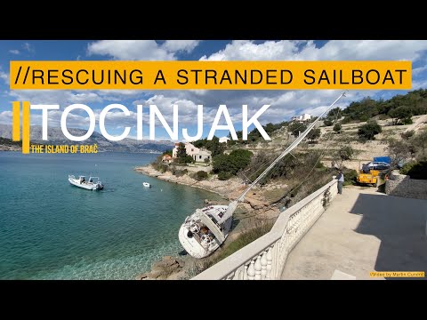 Rescuing a stranded sailboat - Island Brač, Točinjak in Croatia | by Martin Cundric