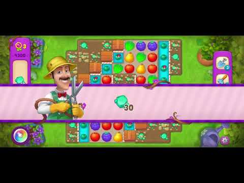 Gardenscapes Level 4300 (Purple Level - Super Hard Level) NO BOOSTER