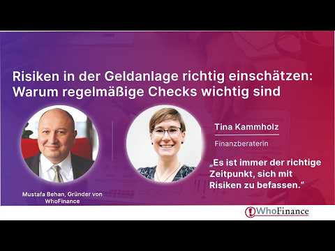 Risiken in der Geldanlage prüfen: Warum jetzt immer der richtige Zeitpunkt ist | Tina Kammholz