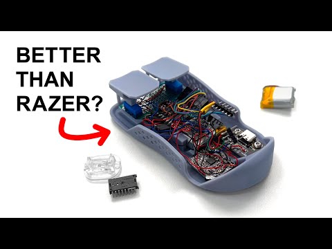 I Made a Gaming Mouse with SCRAPS (2KHz & Wireless)