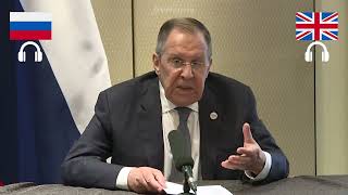 Lavrov Responds to Question on End of Ukraine Crisis | RU-EN