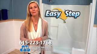 preview picture of video 'Easy Step WALK IN TUB - SHOWER to TUB - Miracle Method Nashville - tennessee'
