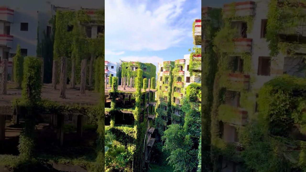 Incredible Footage: Abandoned Buildings Turned Into a Living Ecosystem