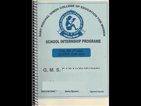 Scrap File B.Ed/D.EL.ED/J.B.T. And School Teachers Training