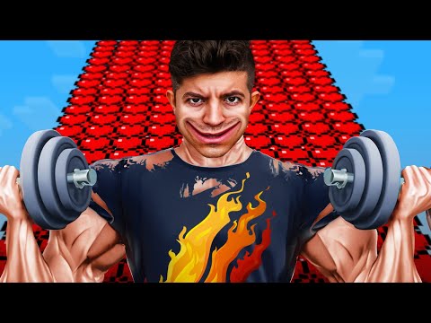 Minecraft But Your Hearts = Muscles