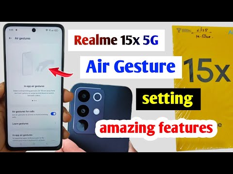 Realme 15x 5G air gesture setting | Realme 15x 5G air gesture features | realme 15x 5g setting