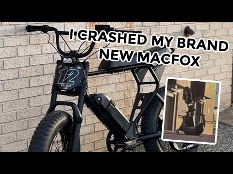 I CRASHED MY BRAND NEW MACFOX...