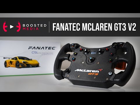 NEW FANATEC MCLAREN GT3 WHEEL! - REVIEW - Fanatec CSL Elite McLaren GT3 V2