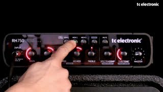 Video thumbnail for TC Electronic RH750 built-in Presets by TC Electronic