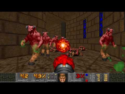 Doom II Chillax2 - Map 9 UV-MAX [TAS] in 30:46