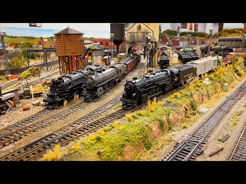 Beautiful Model Railroad HO Scale Gauge Train Layout at The Grand Strand Model Railroaders Club