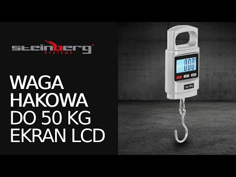 Video - Waga hakowa - 50 kg / 0,02 kg - LCD