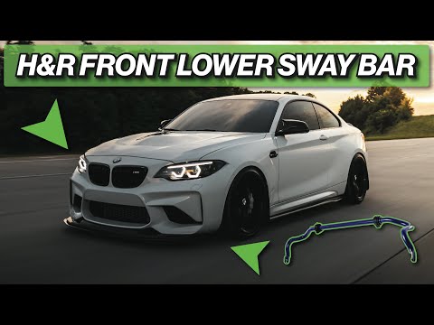 H&R FRONT LOWER SWAY BAR - THE M2 IS PLANTED ON THE GROUND!