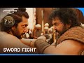 Ponniyin Selvan Part 1 Sword Fight Between Karthi Jayam Ravi Prime Video India