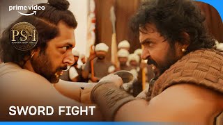 Ponniyin Selvan Part 1 - Sword Fight Between Karthi & Jayam Ravi | Prime Video India
