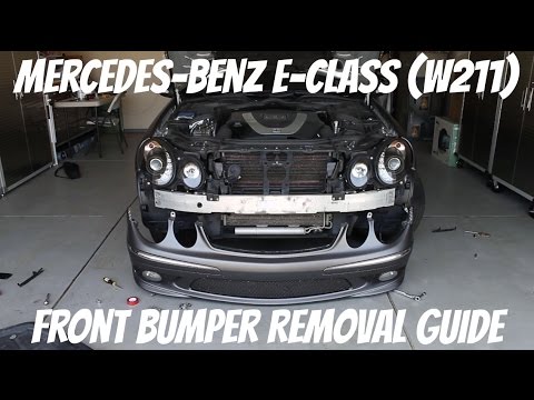 How to Remove a Mercedes-Benz Front Bumper | E-Class (w211)