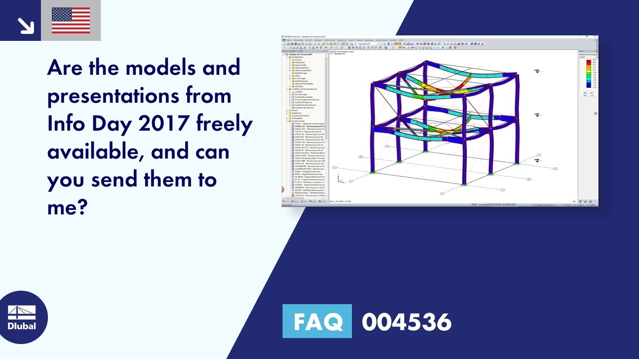 FAQ 004536 | Are the models and presentations from Info Day 2017 freely available, and can you...