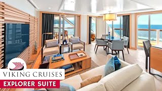 Viking Neptune | Explorer Suite Walkthrough Tour & Review | 4K | Viking Ocean Cruises