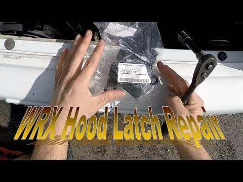 2003 Subaru Impreza WRX Hood Latch Replacement