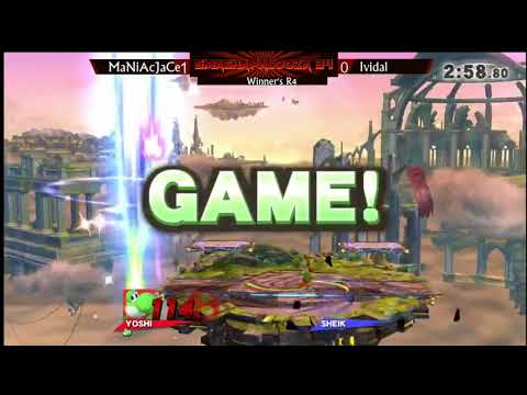SmashaPalooza 34: Winners Semis - MaNiAcJaCe (Sheik, Diddy Kong) vs Ividal (Yoshi)
