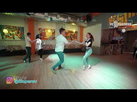 Ilya Perov and Svetlana Levchenko Salsa Dancing in Respublica Dance Club, Saturday 14.04.2018