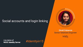 Social accounts and login linking #Identityin15