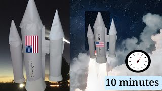 How to make a Rocket at HOME ! Easy DIY science Project for school , step by step guide (Chandrayan)