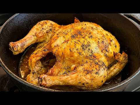 The Ultimate Juicy Dutch Oven Roast Chicken