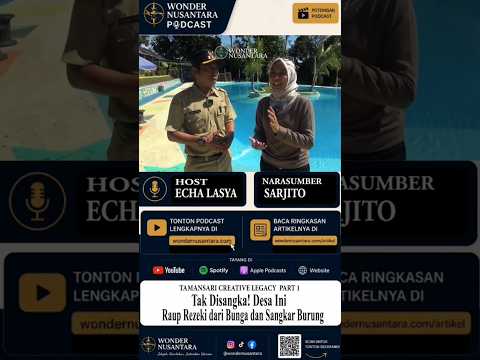 TAMANSARI CREATIVE LEGACY – PART 01 : Desa Kreatif di Karanganyar, Warganya Raup Rezeki dari Bunga dan Sangkar Burung 