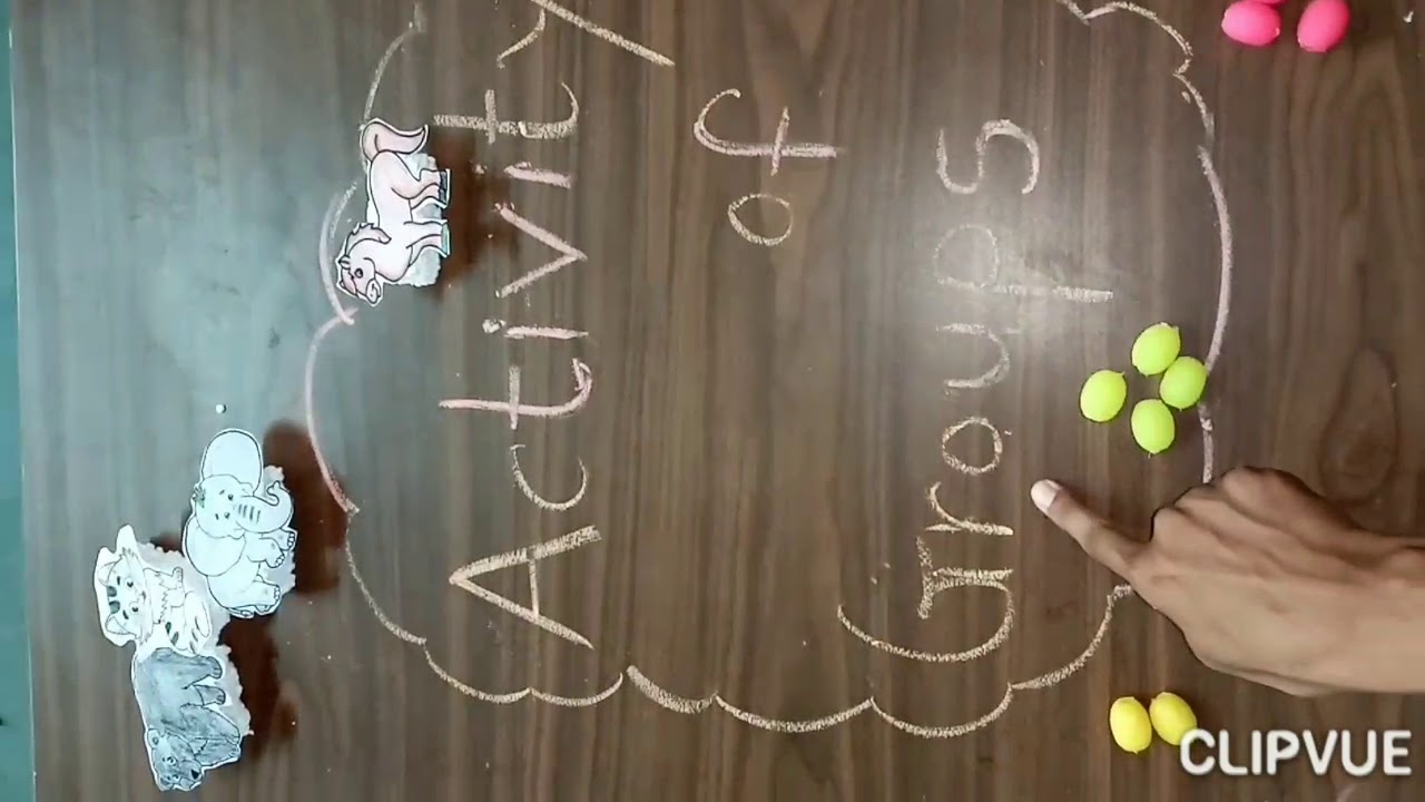 Maths SR.kg group activity