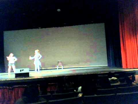 Me and Linh Ma Boy in talent show at school