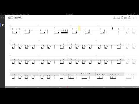 Istanbul ( Litfiba ) ,Tablatura e base Senza Basso - Backing bass track