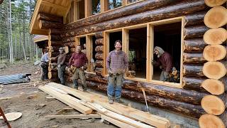 Family of 7 Builds Dream LOG HOUSE in the Alaskan Wilderness in 2 Years by @MontanaHaven