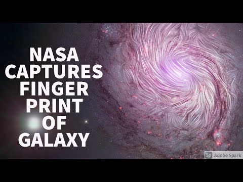 NASA captures magnetic fingerprint of a galaxy across 24,000 light years