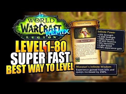 How To Level FAST In WoW Legion Remix - Leveling Tips and Tricks To hit 1-80 FAST