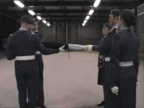 Banner Drill - Uncase the Squadron Banner