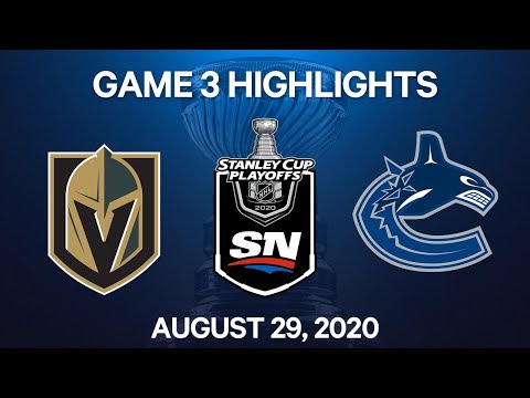 NHL Highlights | 2nd Round, Game 3: Golden Knights vs. Canucks – Aug. 29, 2020