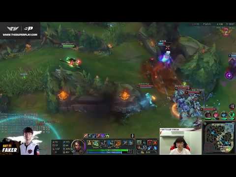 Faker's first time playing spectator Nidalee!! I've seen this somewhere..?! [ Full Game ]