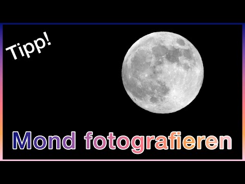 Wie fotografiere ich den Mond?