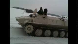preview picture of video 'Dingslebener Panzer im Schnee'