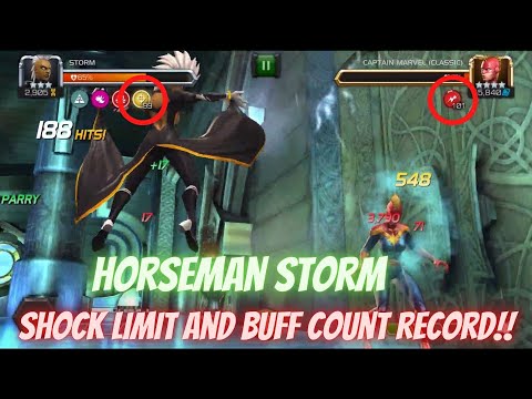 Horseman Storm Shock Limit and Buff Count Record!!
