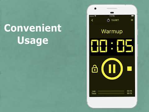 YAWT - Timer for Tabata, HIIT, video thumbnail