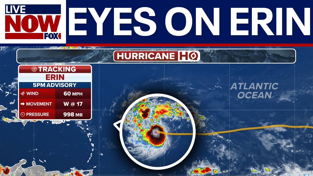 Tropical Storm Erin inches closer to becoming a hurricane | LiveNOW from FOX