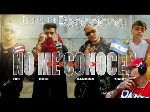 BORICUA REACCIONA A ARTISTAS ARGENTINOS: BANDIDO X DUKI X REI X TIAGO PZK NO ME CONOCEN REMIX