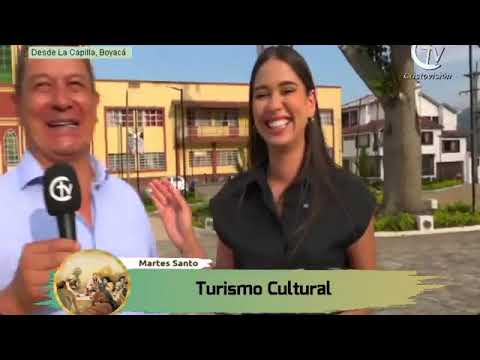 Reportaje de Cristovisión en La Capilla (Boyacá) Semana santa 2025