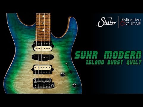 Suhr Modern Custom Guitar | Island Burst Quilt